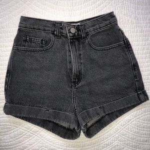 American Apparel Black Shorts